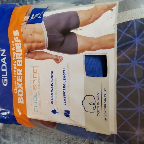 Gildan Classic Length Tag free Boxer Briefs - Picture 2 of 3